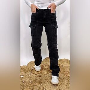Hidden Jeans Vintage Black Cargo Jeans